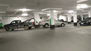 underground parking towing